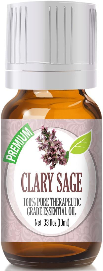 Clary Sage Essential Oil - 100% Pure Therapeutic Grade Clary Sage Oil - 10ml | Amazon (US)