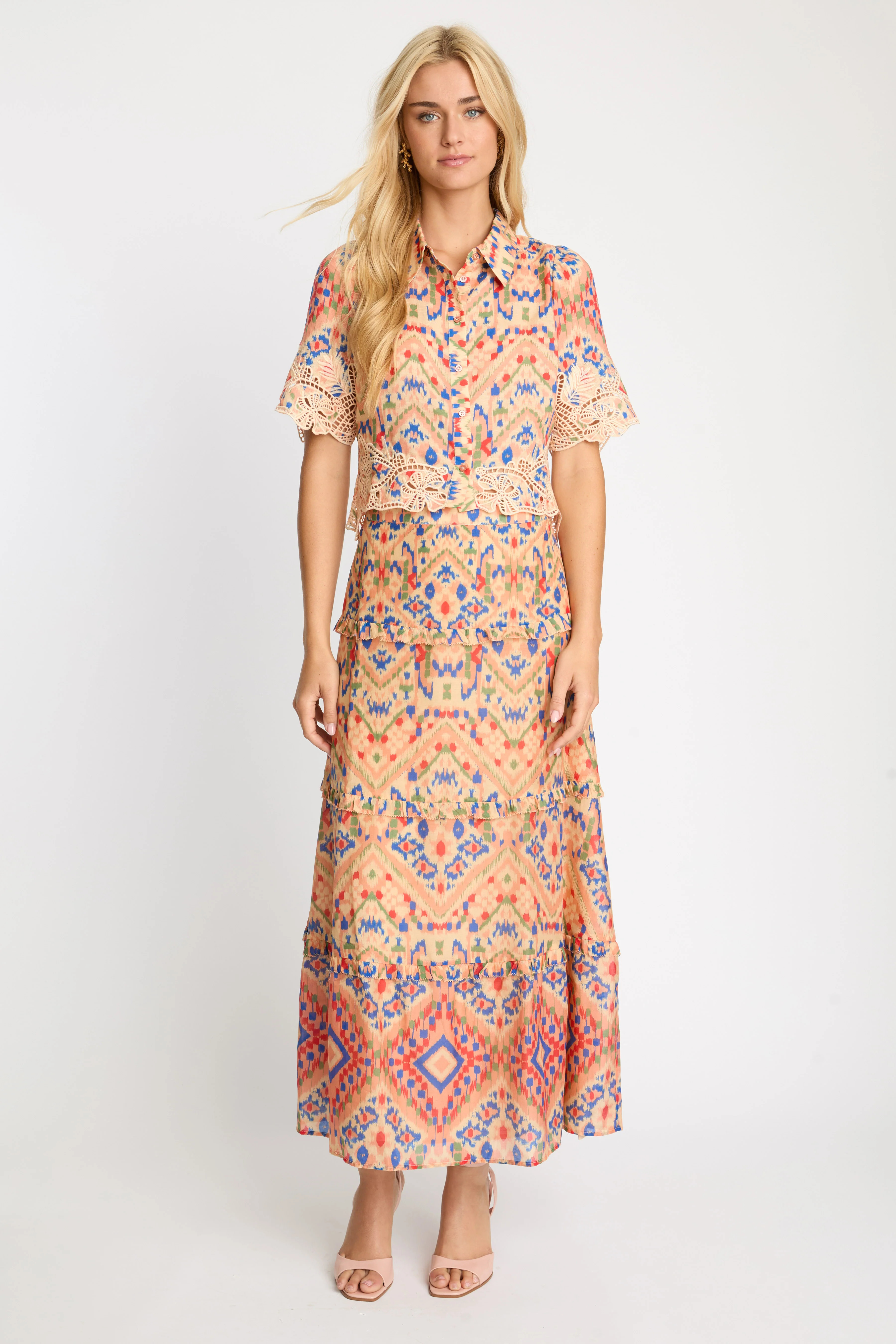 Caballero - Tay Top - Sunset Ikat | Jones & Daughters
