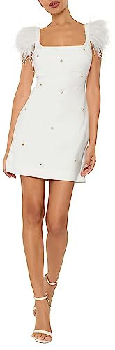 Likely Women's Mini Cameron Dress, White, 4 | Amazon (US)