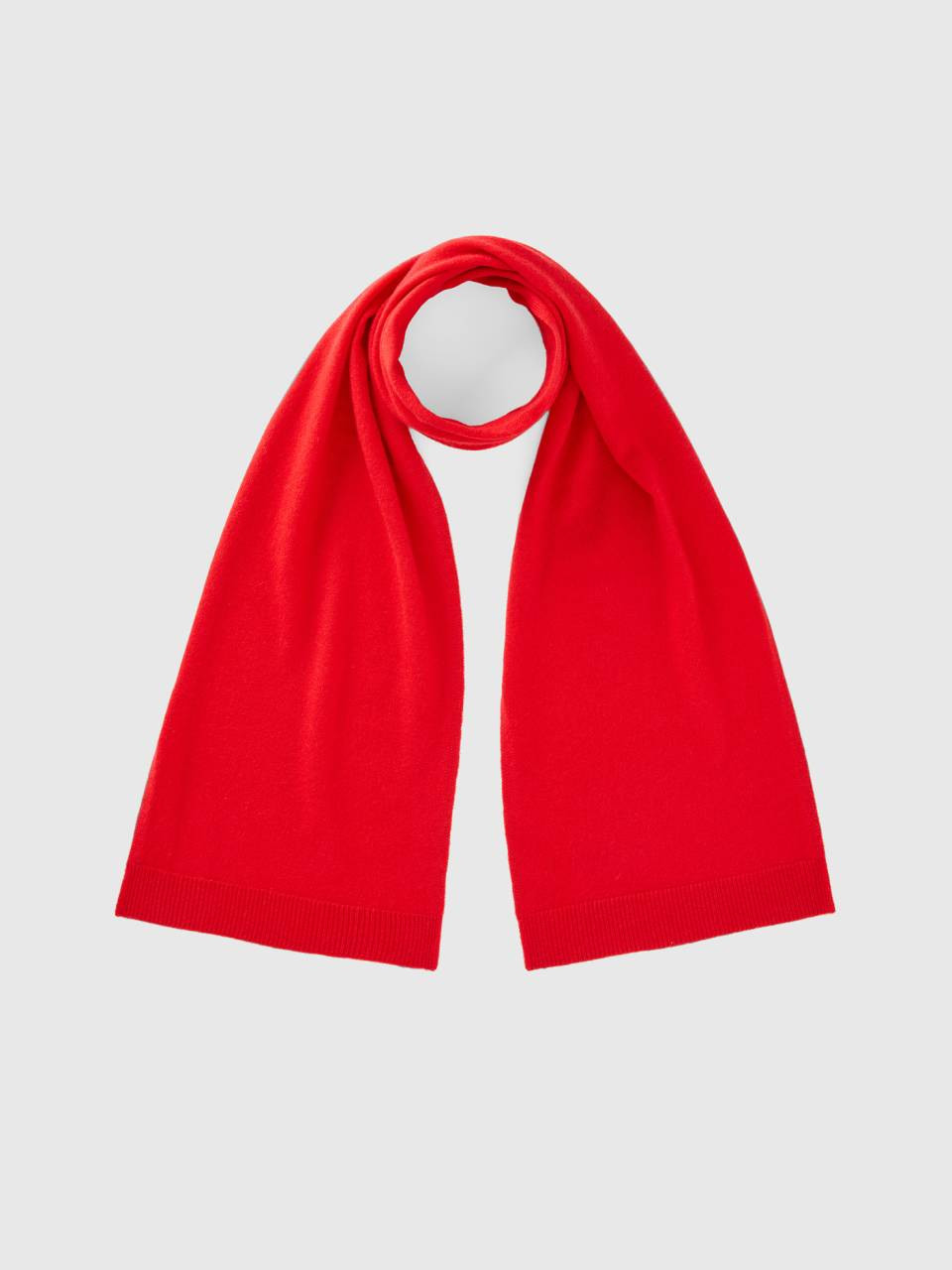 Pure cashmere scarf - Red Coral | Benetton | Benetton (EU)