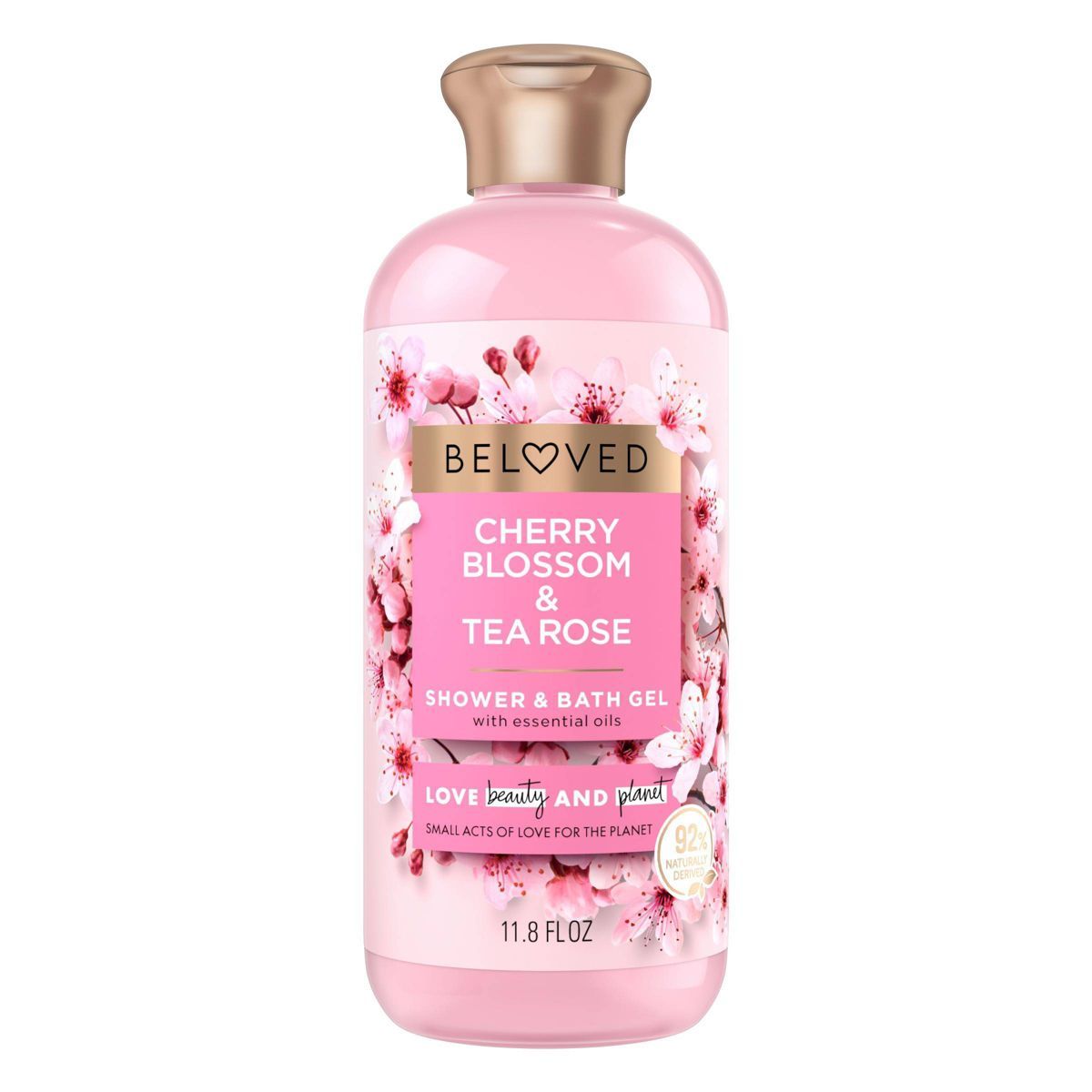 Beloved Cherry Blossom & Tea Rose Shower & Bath Gel Body Wash - 11.8 fl oz | Target