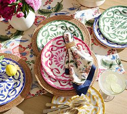 Puebla Melamine Dinnerware Collection | Pottery Barn (US)