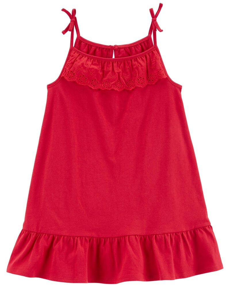 Eyelet Peplum Top | Carter's
