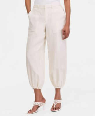 Women's Mid-Rise Drapey Pants, Macy's Exclusive | Macy's