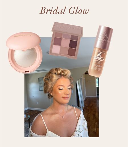 A few of my favorite bridal kit items ✨🤍 
- huda matte cool tones & this palette is on sale for only $16!
- sol de janerio rio sunset body glow 
- rare beauty enlighten highlight on the eyes , cheeks, & chest 

#LTKwedding #LTKbeauty #LTKsalealert
