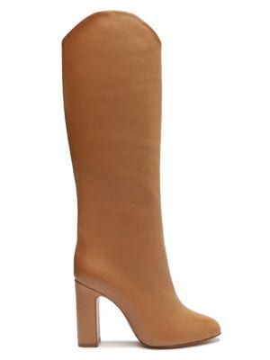 Schutz Gabrielle Leather Knee High Boots on SALE | Saks OFF 5TH | Saks Fifth Avenue OFF 5TH