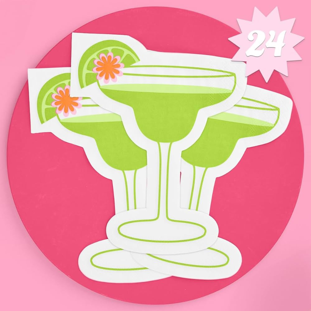 xo, Fetti Margarite Napkins - 3-ply, 24 pcs | Mexican Bachelorette Fiesta Decorations, Western Bi... | Amazon (US)
