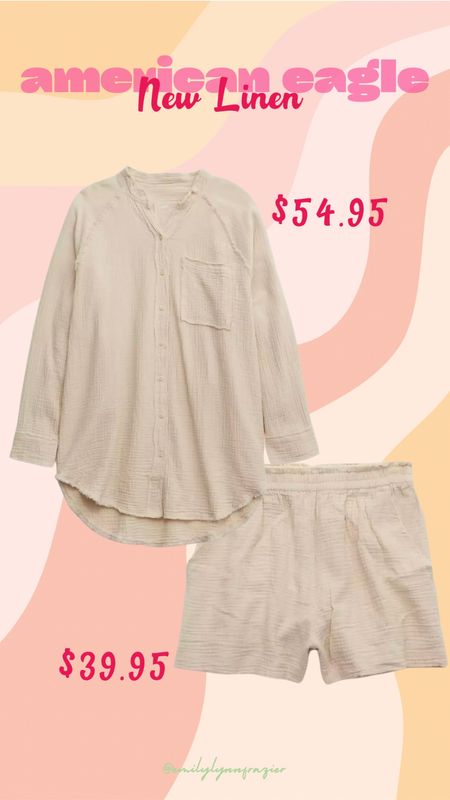 New linen set! 

Sold separately - would be so cute on vacay for a beach cover up! 😍

#LTKSale #LTKswim #LTKFind