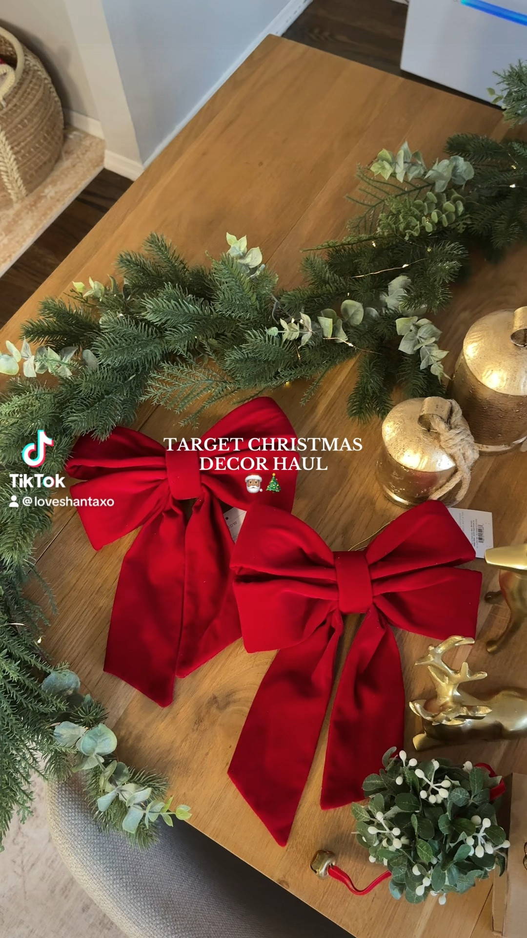 Target Christmas Decor Haul for a neutral christmas with pops of RED. Holiday decor shopping #ltkhome

#LTKHoliday #LTKHome #LTKSeasonal