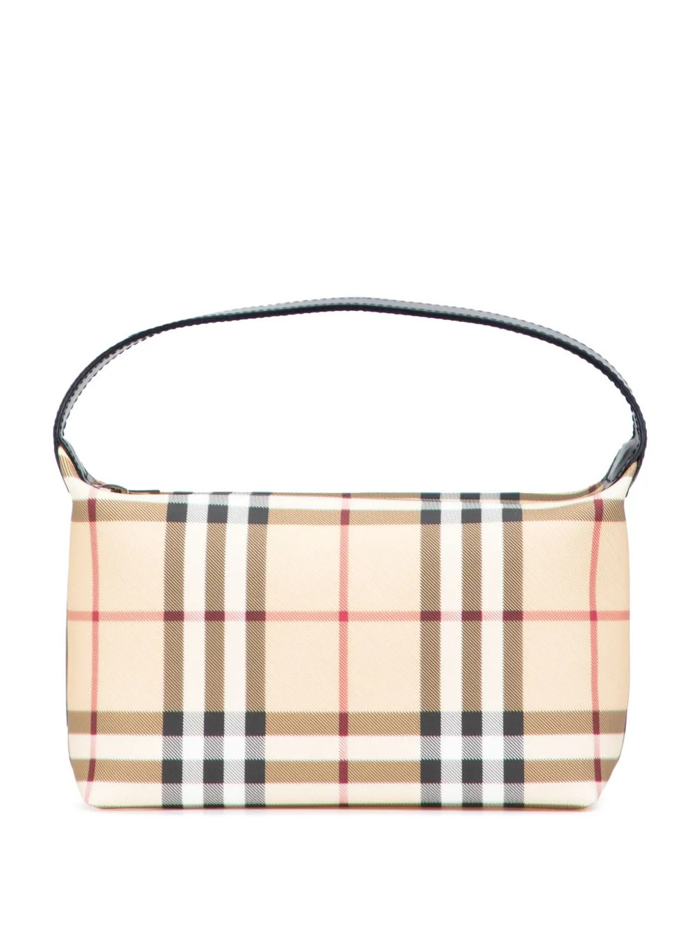 Burberry Pre-Owned 2000-2017 Mini House Check Coated Canvas handbag - Brown | Farfetch Global