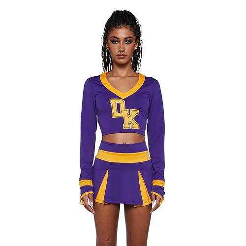 Dolls Kill Cheerleader Maneater Costume - Megan F. Jennifer Body Inspired Outfit by Trickz N' Treatz - Small | Amazon (US)