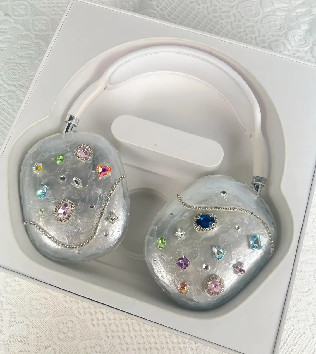 Handmade Airpods Max Headphone Case,sparkling Rhinestone Design,airpods Max Cover,a Perfect Chris... | Etsy (US)