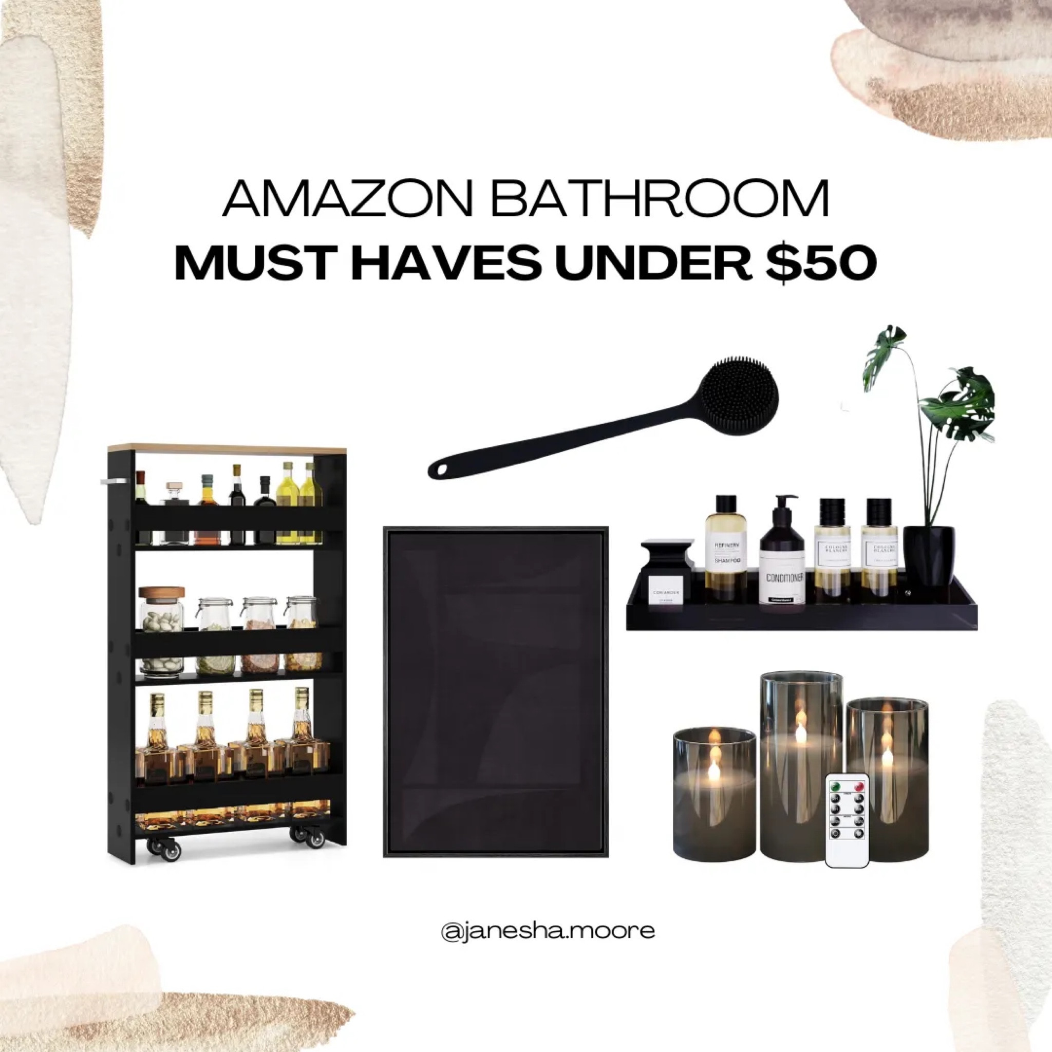 Amazon Bathroom Must-Haves Under $50

#LTKhome #LTKfindsunder50