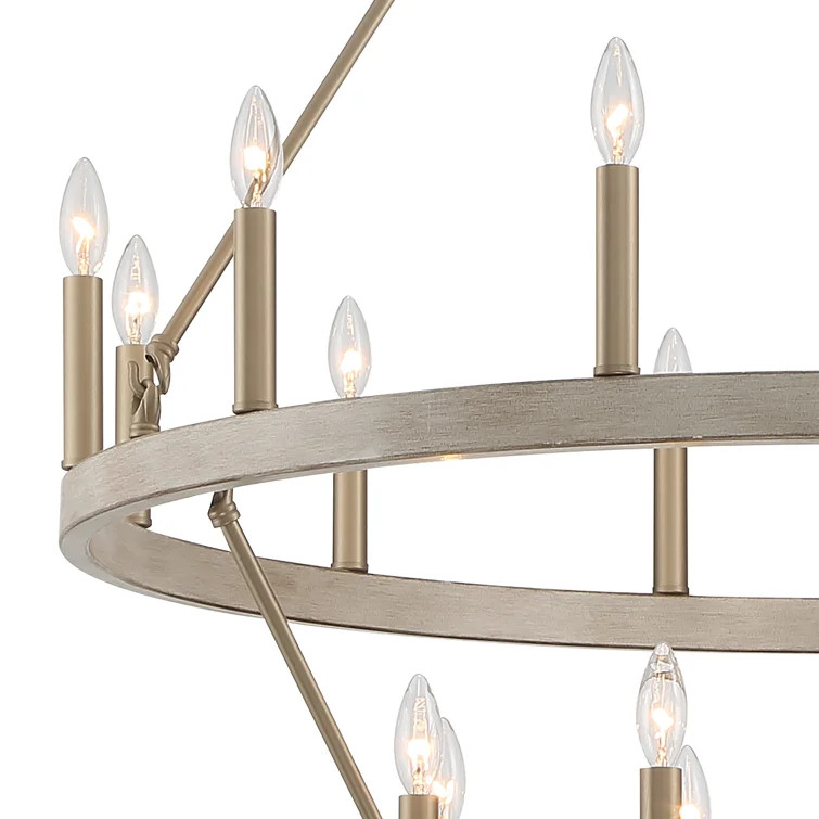 Finchley Dimmable Wagon Wheel Chandelier | Wayfair North America