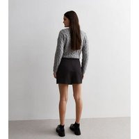 Black Wrap Front Skort New Look | New Look (UK)