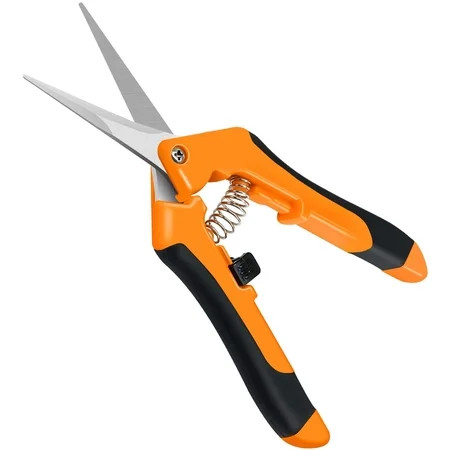 iPower GLPRNR6OR 6.5 Inch Pruning Shears Hand Pruner for Gardening Potting with Straight Stainless S | Walmart (US)