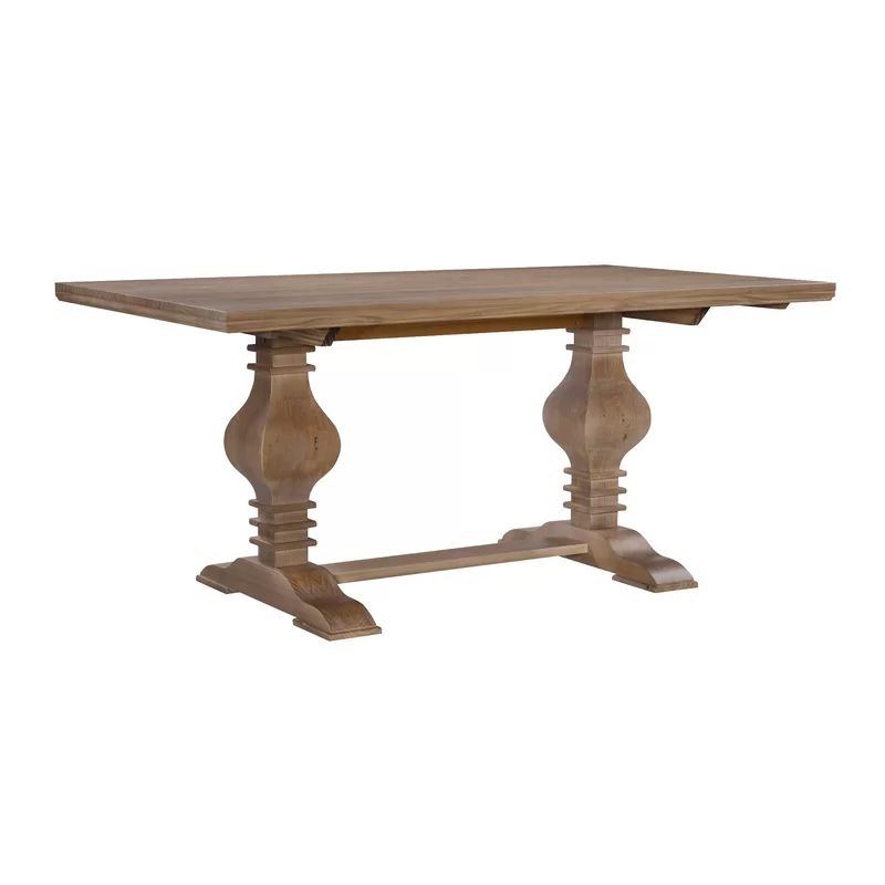 Darrah 66.8'' Pine Solid Wood Dining Table | Wayfair North America