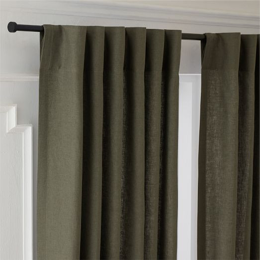 European Flax Linen Curtain | West Elm (US)