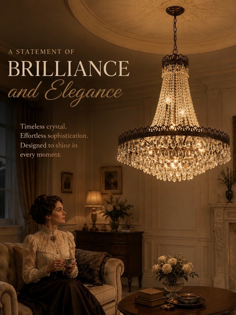 Lighting is where a beautiful room becomes unforgettable. ✨ Cascading crystal, warm illumination, and old-world detailing give this chandelier the presence of something found in a historic estate—without the designer showroom price.

Because sometimes one extraordinary piece is all a room needs to feel expensive.

#AmazonFinds #CrystalChandelier #Chandelier #LuxuryLighting #DesignerLook #LuxuryForLess #AmazonHome #ClassicInteriors #TimelessInteriors #OldWorldStyle #TraditionalInteriors #ElegantHome #StatementLighting #HomeDecorFinds #callsigndesign