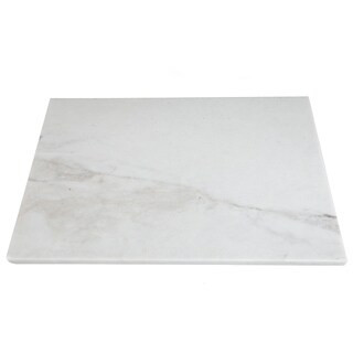 Creative Home Deluxe Natural Marble Stone Rectangular Marble Pastry Board | Bed Bath & Beyond