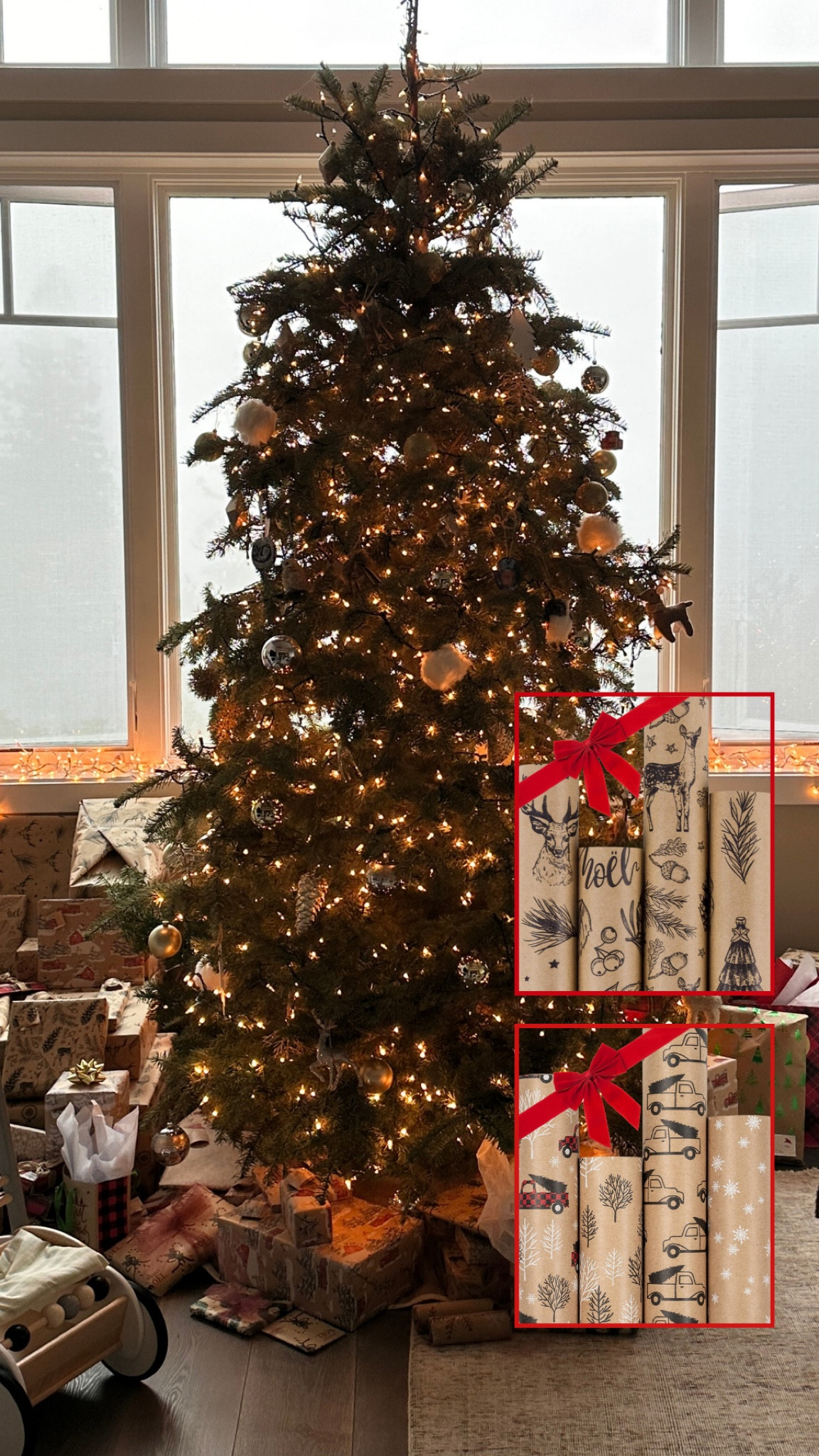 Loved this wrapping paper we used a couple years ago and will be using it again this year! It has a grid 🎁

#LTKSeasonal #LTKFindsUnder50 #LTKHoliday