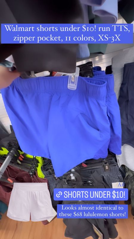 Lululemon dupes at Walmart! This elastic waist shorts are under $10! They have a zipper pocket, come in 11 colors and sizes XS-3X, and run true to size!
..................
Lululemon dupe lululemon shorts dupe shorts under $10 best running shorts best workout shorts fitness shorts loose shorts nylon shorts elastic waist shorts alo dupe vuori dupe summer trends colorful shorts spring trends spring look spring outfit Walmart new arrivals free people dupe fp movement dupe comfy shorts swim coverup swim essentials summer essentials warm weather outfit travel outfit travel look lounge set Loungewear gym outfit gym look shorts under $20 shorts under $25

#LTKplussize #LTKfitness #LTKstyletip