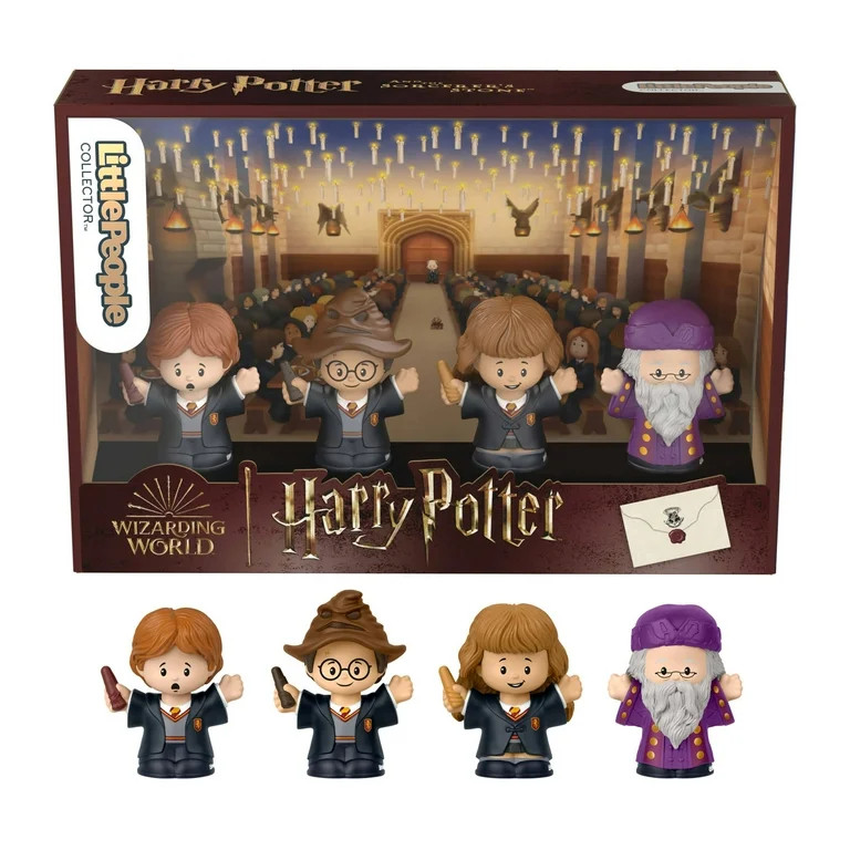 Little People Collector Harry Potter and the Sorcerer’s Stone Special Edition Set, 4 Figures | Walmart (US)