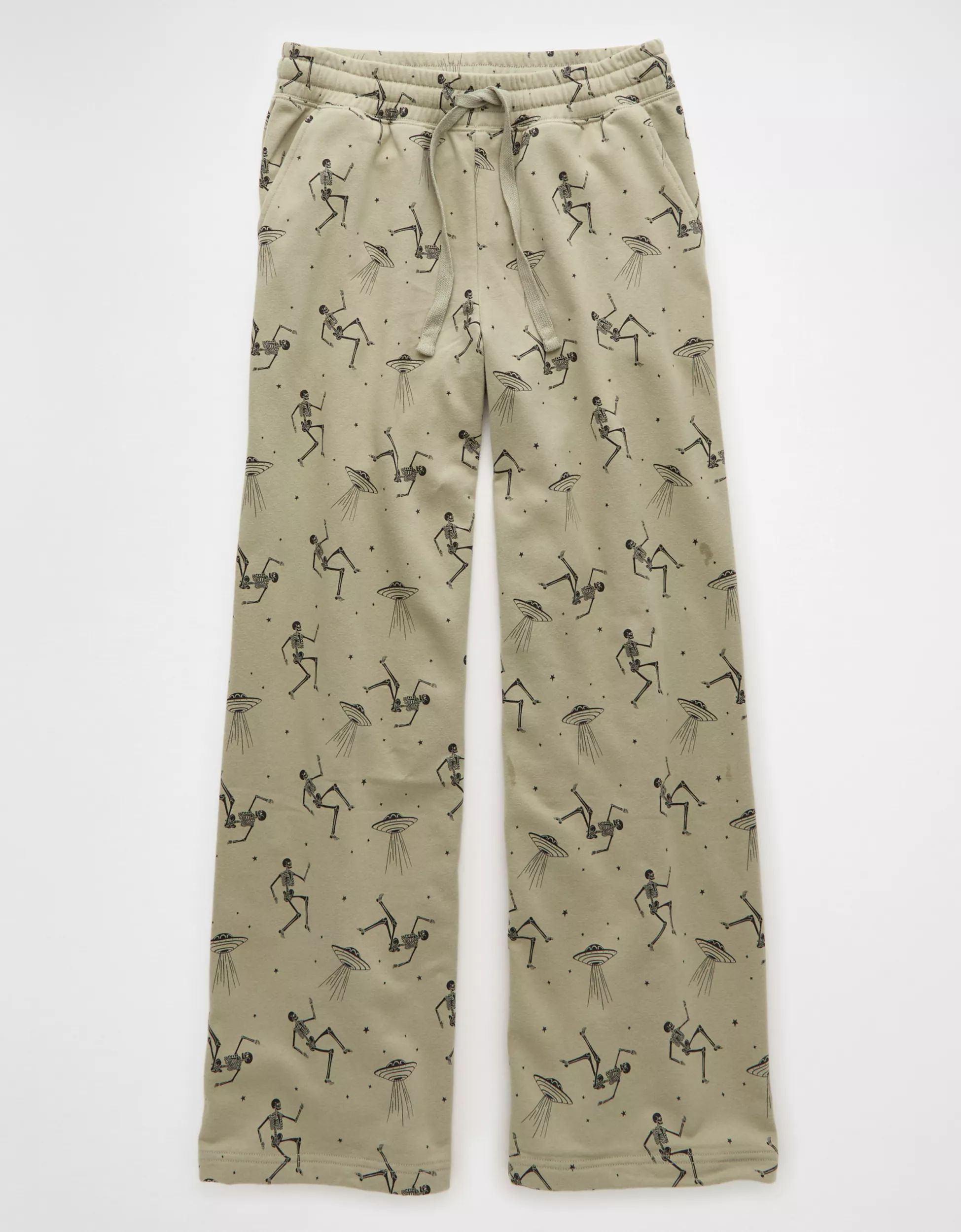 AE Halloween Skeleton Wide-Leg PJ Pant | American Eagle Outfitters (US & CA)