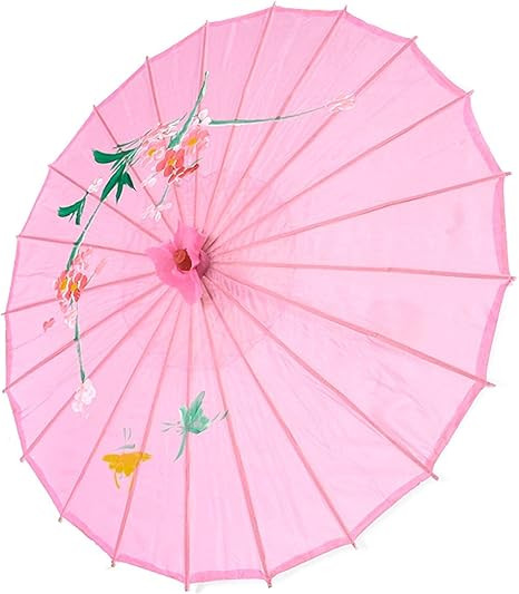 JapanBargain S-2160, Asian Japanese Chinese Umbrella Parasol 32in, Pink | Amazon (US)