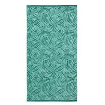 Mainstays Oversized Cotton Blend Blend Beach Towel, 36 x 72 in, Green Palm | Walmart (US)