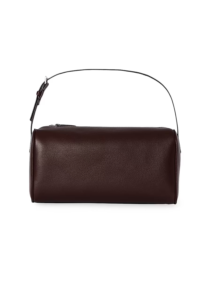 Women's Leather Top Handle Bag - Burgundy | Saks Fifth Avenue