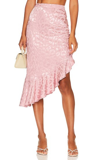 Leah Skirt in Dusty Pink | Revolve Clothing (Global)
