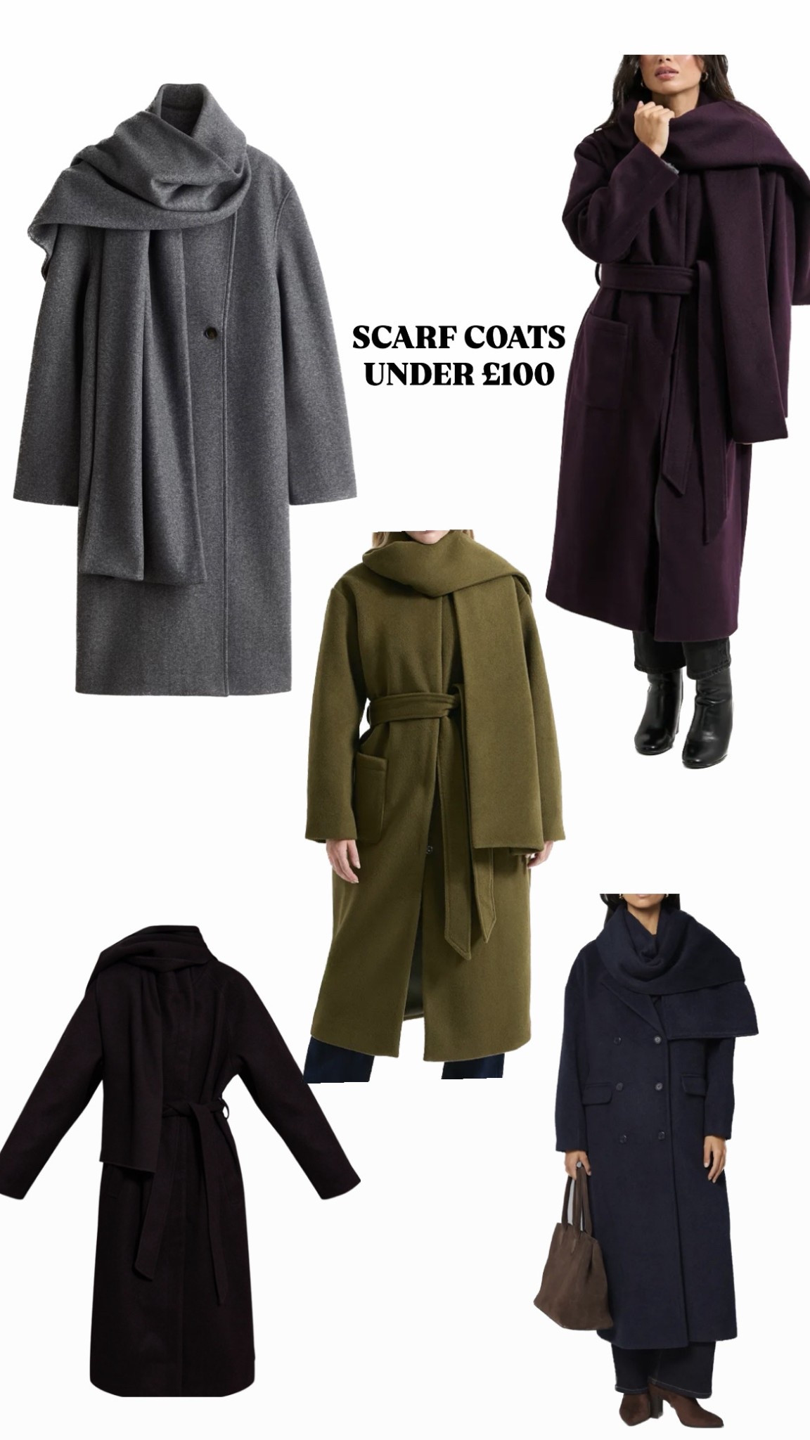 Scarf coats under £100

#LTKuk #LTKwinter #LTKautumn
