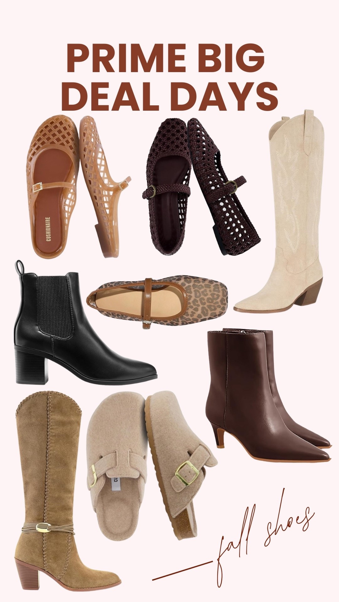 Fav flats and boots on deal today! Fall shoes