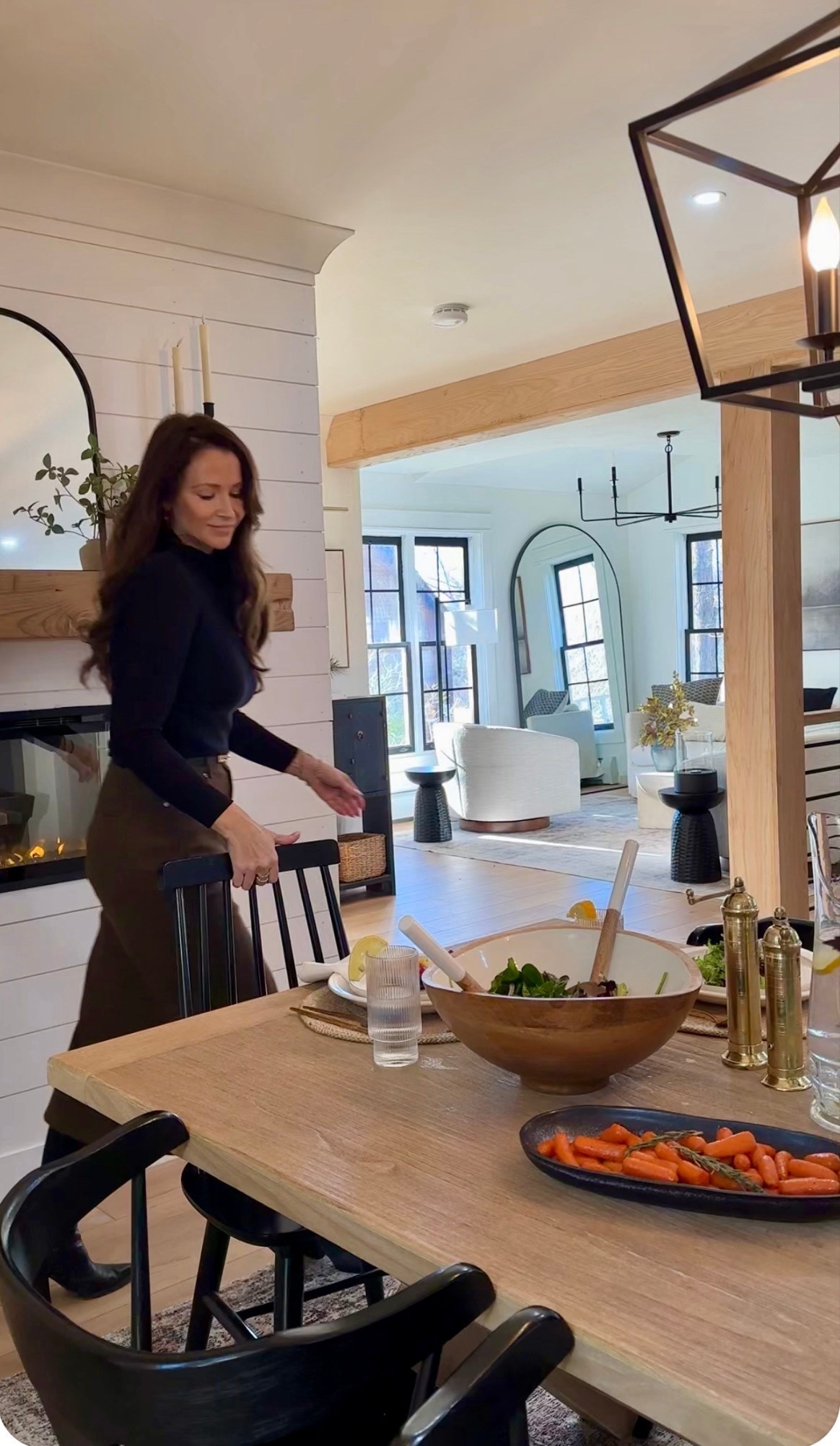My favorite view from the dining room to the living room. Also sharing my favorite dining room essentials like the Pepper & Vetiver Palmer bowl and the Ophelia European brass salt & pepper mills 

#LTKHome #LTKU