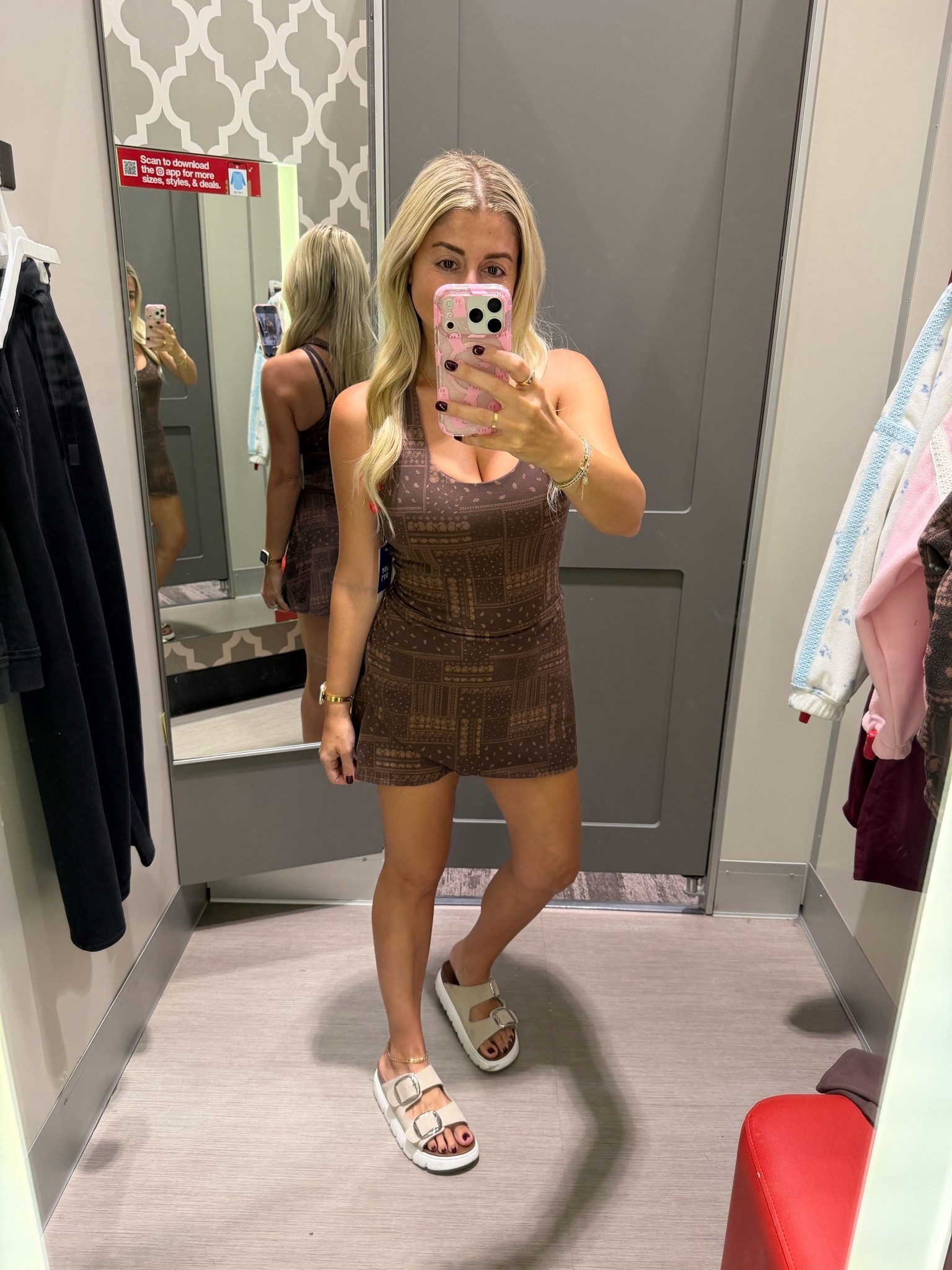 New active dress @Target 
Size small
Sandals tts