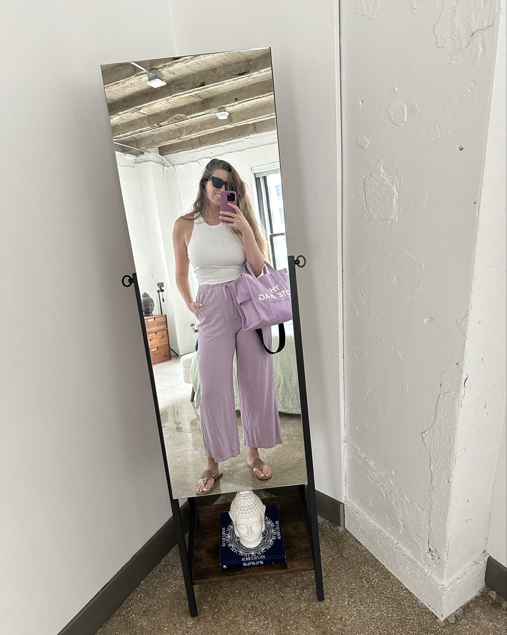 The easiest, most versatile, comfortable outfit! Great for working from home, traveling, running errands, lunch, or getting your nails done 💜

Also: These Dolce Vita sandals I’m wearing are a great dupe for the Tory Burch “Miller” sandals. 

#LTKStyleTip #LTKShoeCrush #LTKTravel