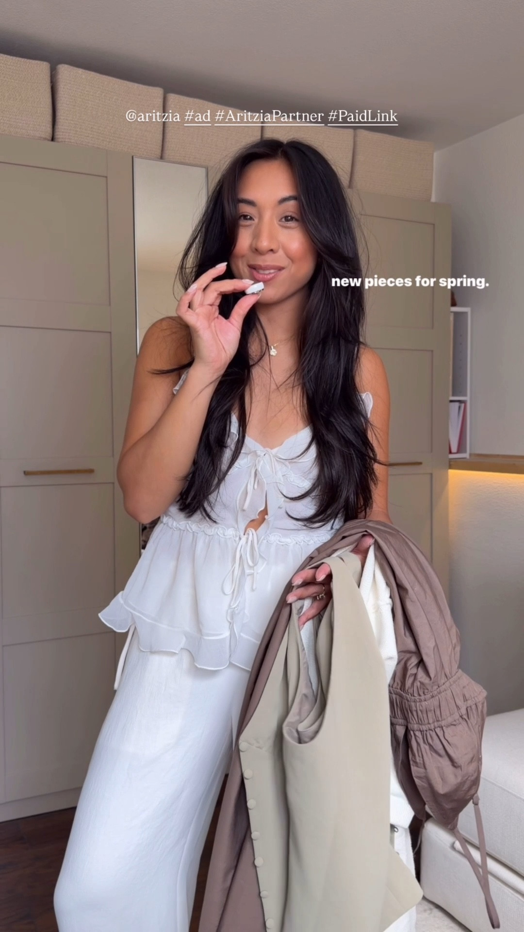 Spring faves from @Aritzia 🤗 wearing size S pants, S tank, S dress, and S jacket! #Ad #AritziaPartner #PaidLink

#LTKootd #LTKgrwm #LTKPetite