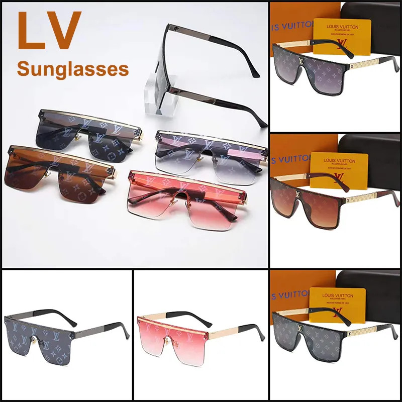 Dupe L V Fashion Letter Logo Printed Sunglasses With Box Cool Glasses For Men And Women From Shen... | DHGate