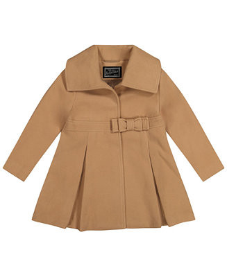 S Rothschild & CO Toddler and Little Girls Bow Waist Princess Coat - Macy's | Macy's