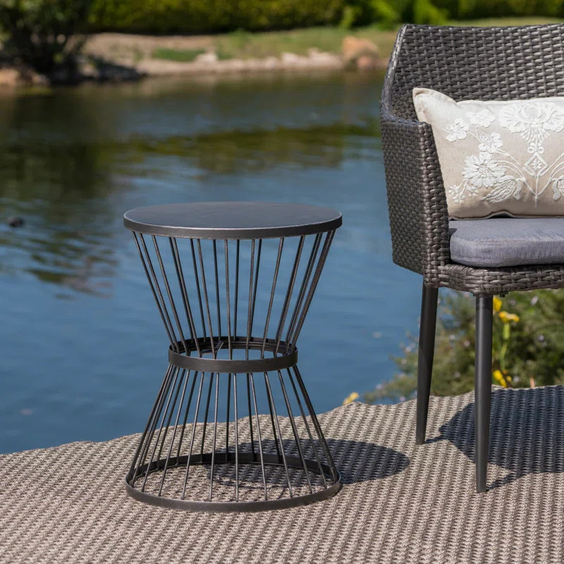 Mebane Metal Outdoor Side Table | Wayfair North America