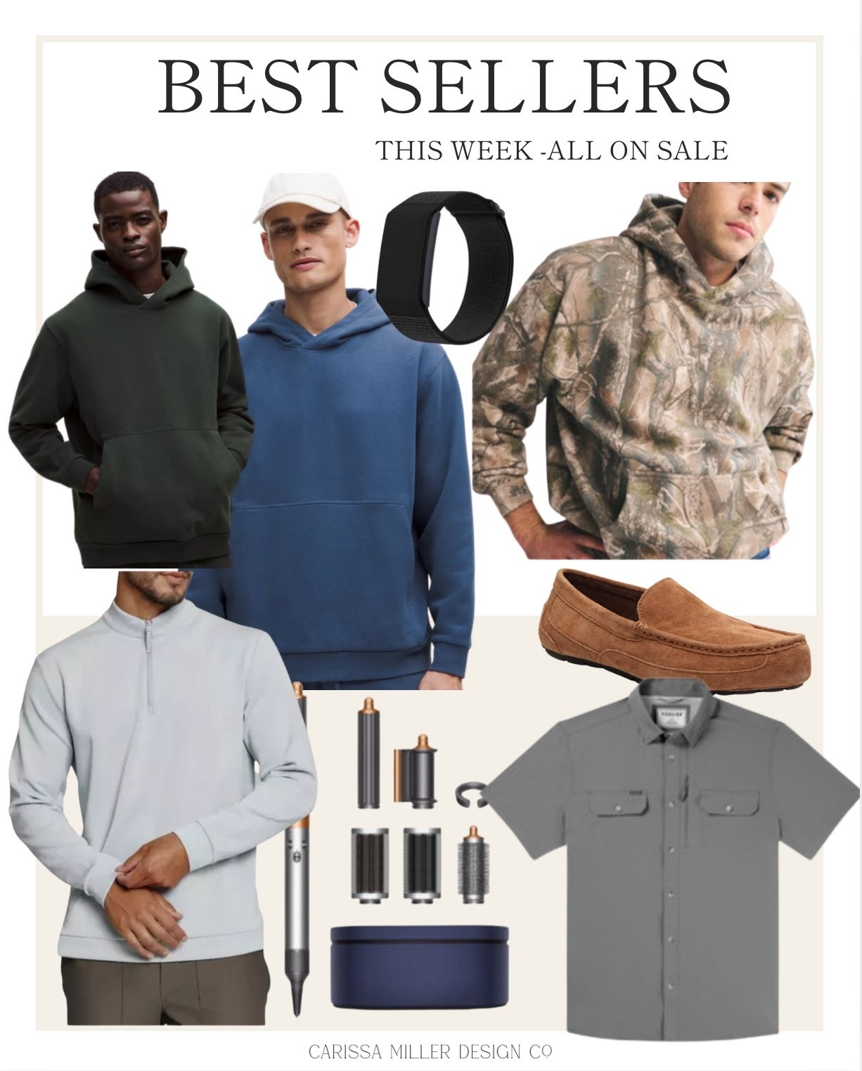 BEST SELLERS THIS WEEK are all about gifting for the men - teen, college age and adult!  The NUMBER ONE seller is the 7 diamonds quarter  zip which are so on trend.  They are SO SOFT.  Second is the $69 lulu sale hoodie followed by the camo hoodie:  the poncho shirts are SO loved  and the uggs are on super sale and a great deal.  They Dyson air wrap is the best deal I’ve seen and is a top gifting item for girls 

#LTKHoliday #LTKGiftGuide #LTKCyberWeek
