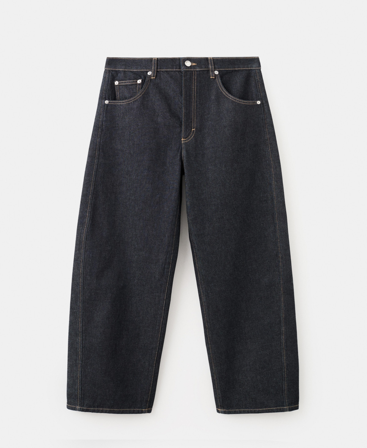 Mango Women's Low-Rise Balloon Jeans - Open Blue | Macy's