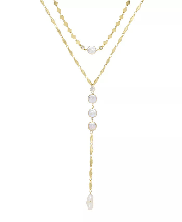 ETTIKA Summer Dreamin' Freshwater Pearl Necklace Set - Macy's | Macy's