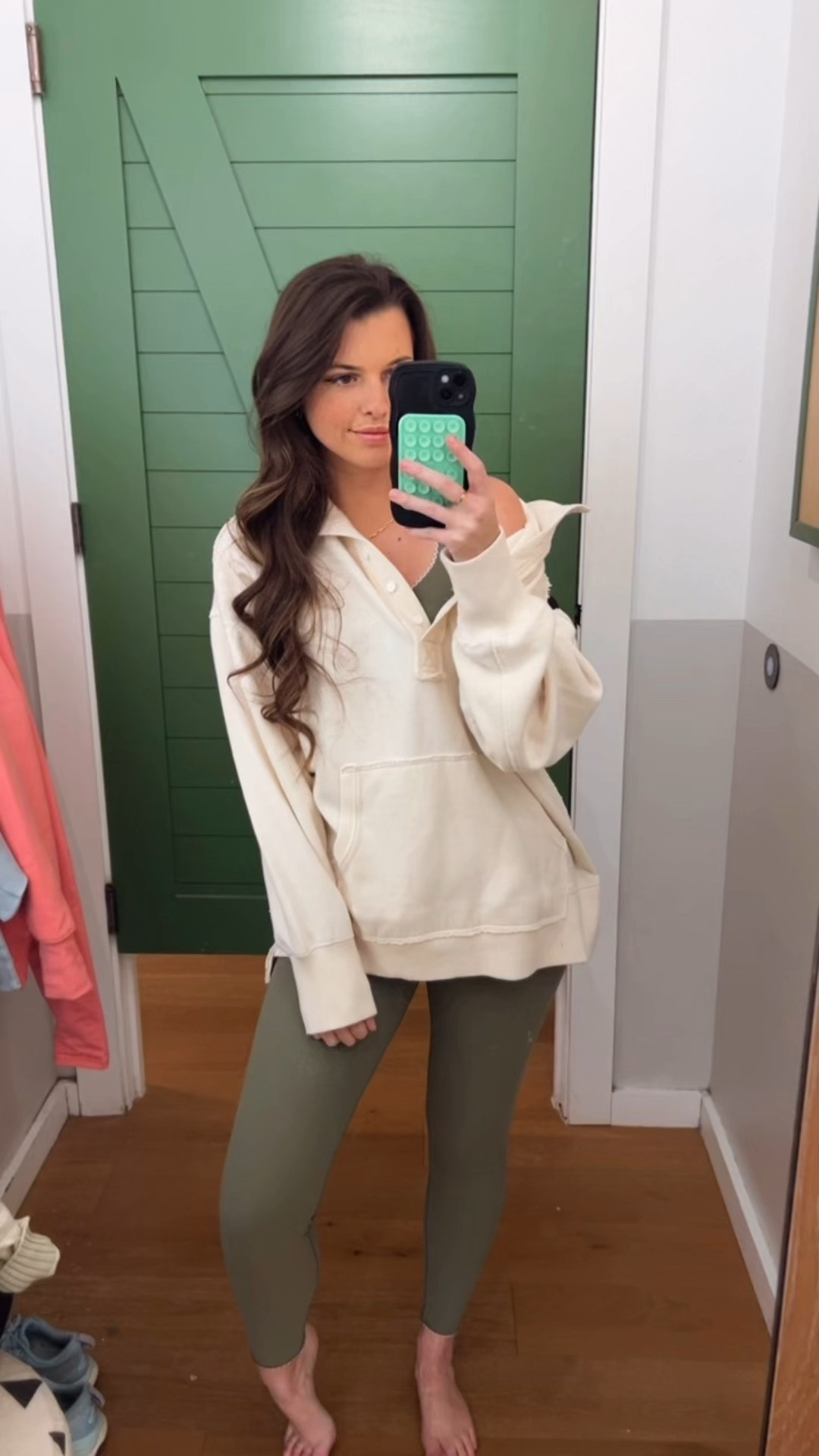 // sweatshirt and ribbed set! // idk if you can tell in the video but the lace around the bottom and top of the leggings and the lace on the top match 🥹🤍✨🫶🏻 // wearing a small in everything // 

#LTKootd #LTKgrwm #LTKdayinmylife