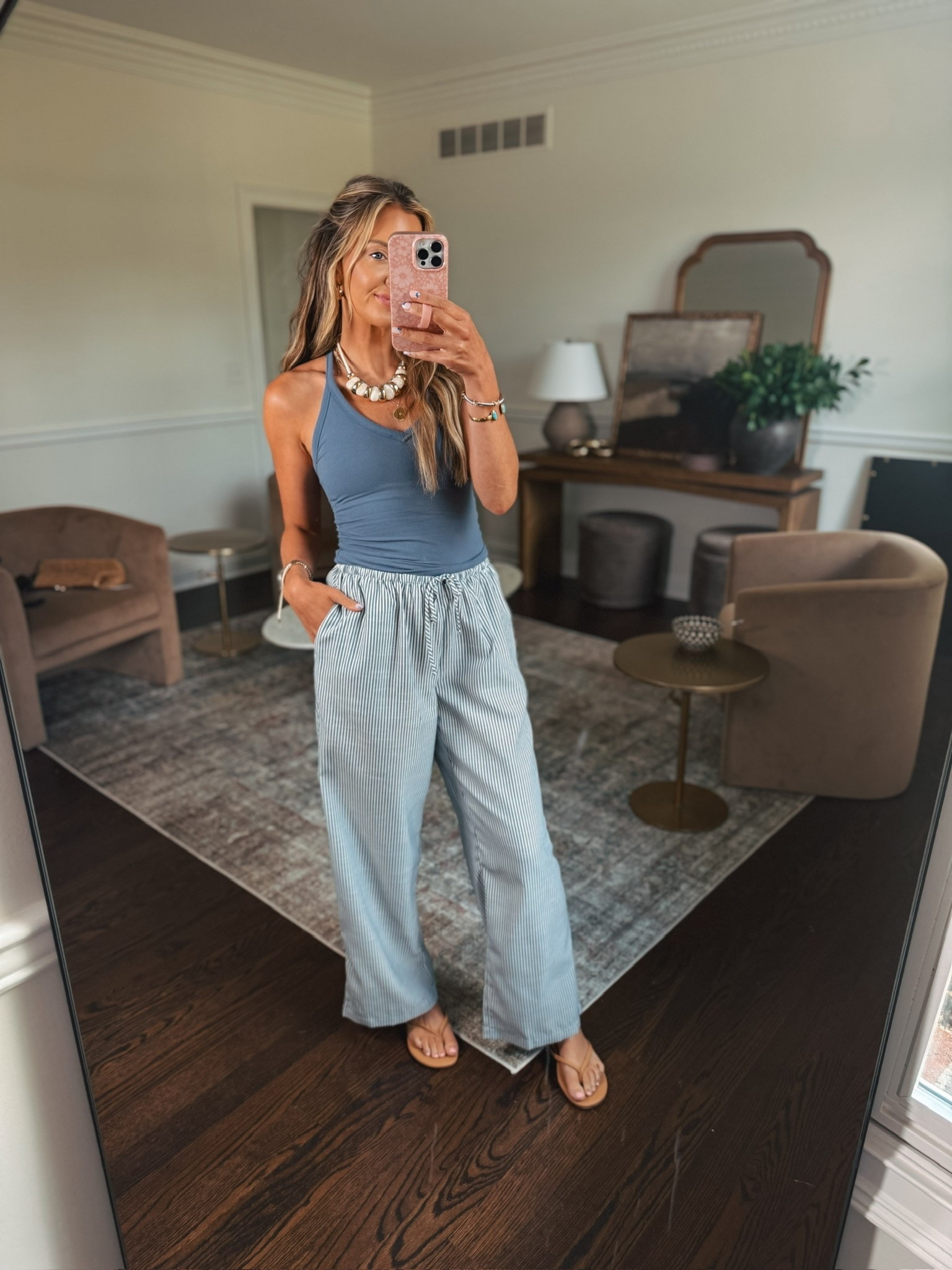 Easy summer outfit idea! These tanks are a summer must have and the pants are super lightweight…perfect for a beach outfit!

#LTKgrwm #LTKootd #LTKTravel