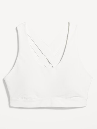 Medium Support PowerSoft Cross-Back Sports Bra | Old Navy (US)