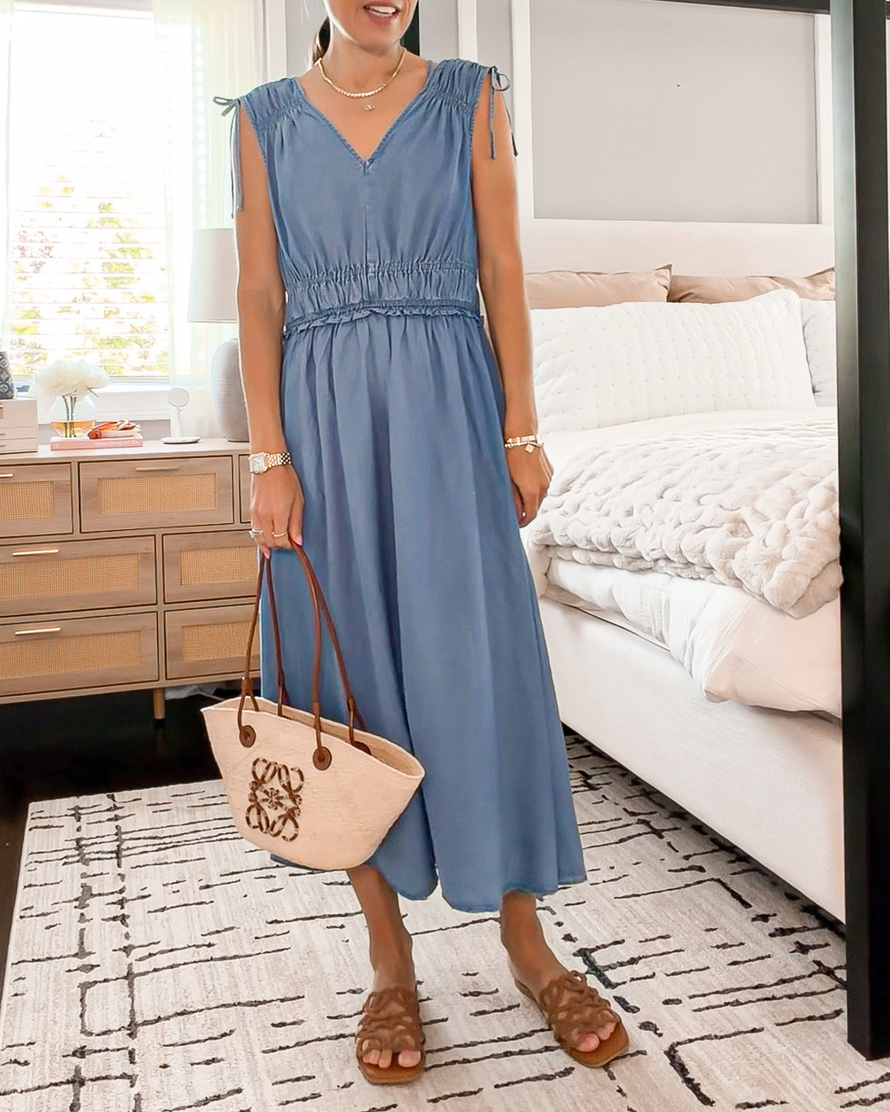 Walmart lightweight denim dress 😍 wearing size xs

#LTKmomlife #LTKSeasonal #LTKOver40