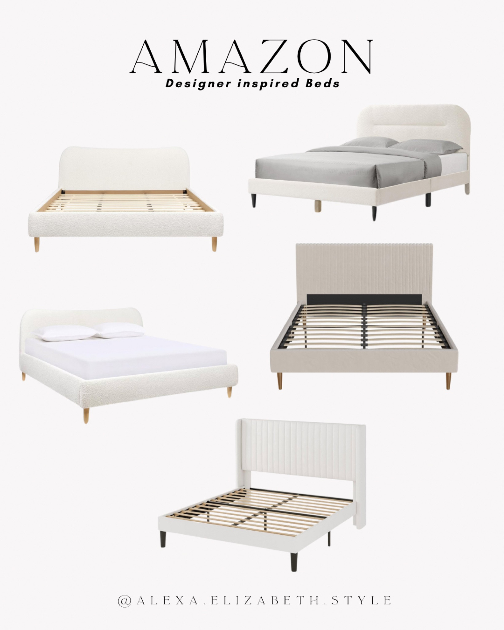 Amazon designer inspired beds!

#LTKHome #LTKStyleTip