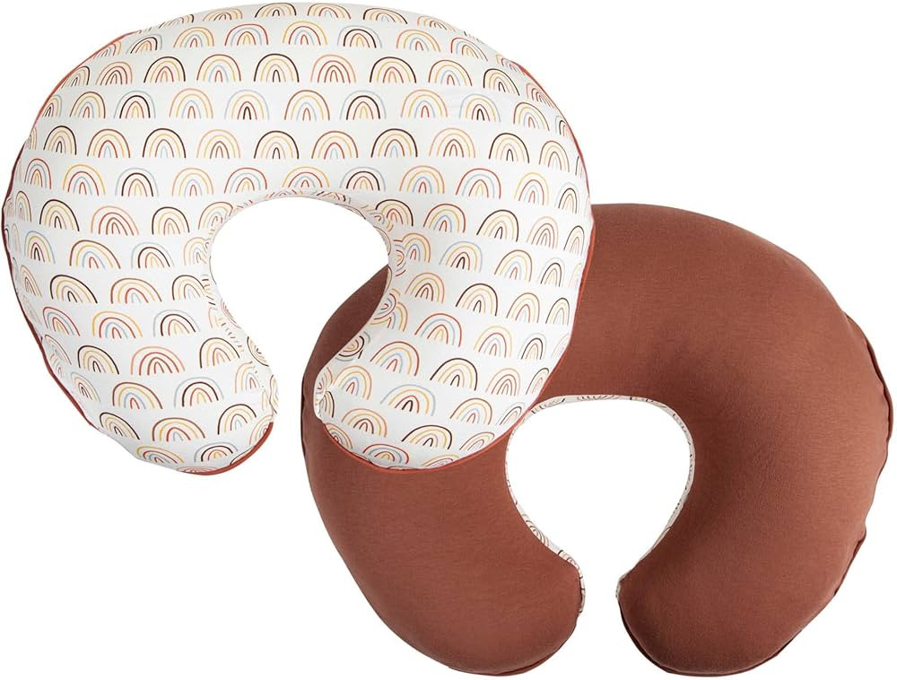 Boppy Nursing Pillow Cover, 100% Organic Cotton, Spice Rainbows, Fits the Original Support Boppy ... | Amazon (US)